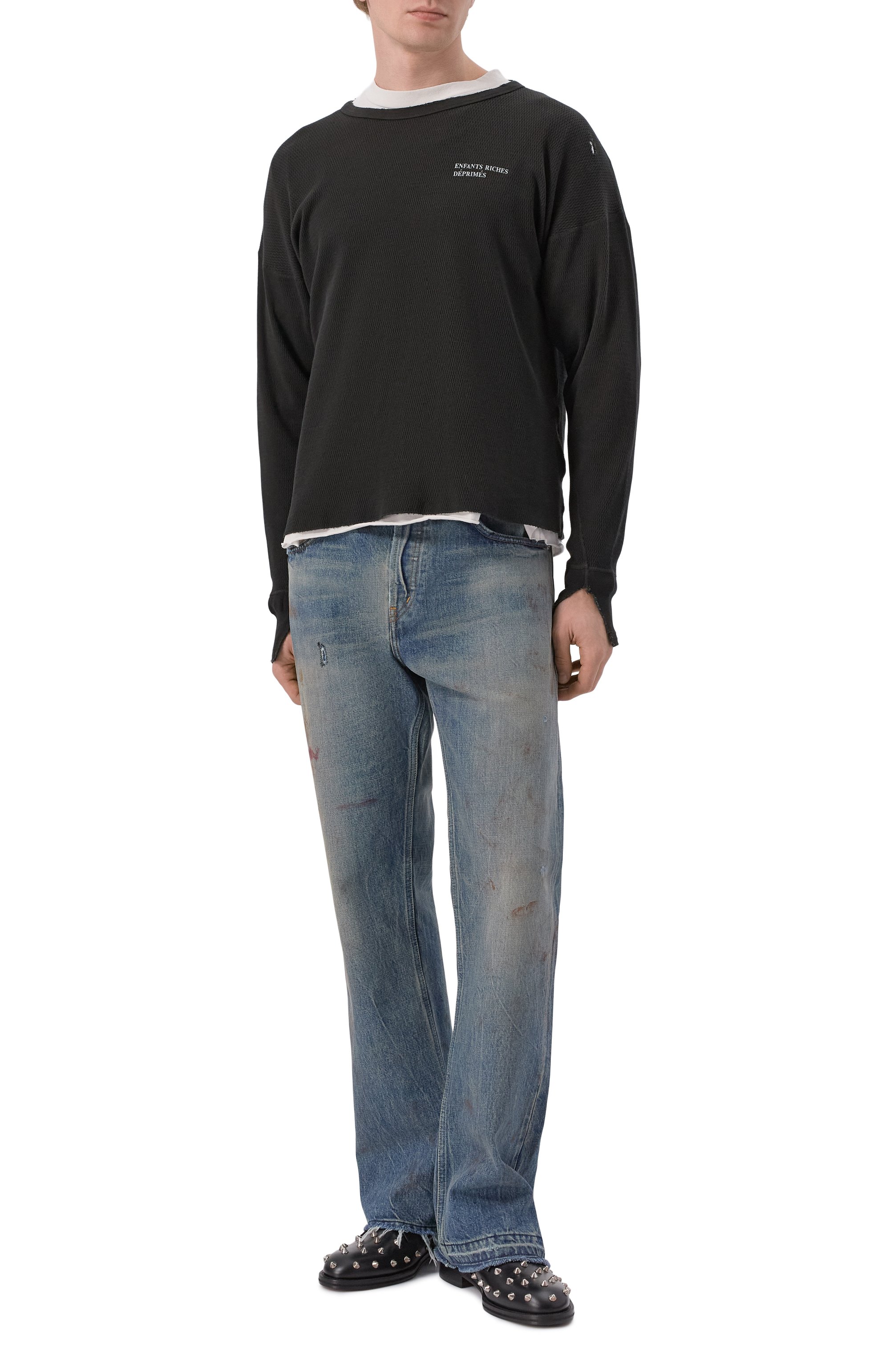 Хлопковый лонгслив ENFANTS RICHES DEPRIMES, арт. 010-897/C0TT0N, фото 2