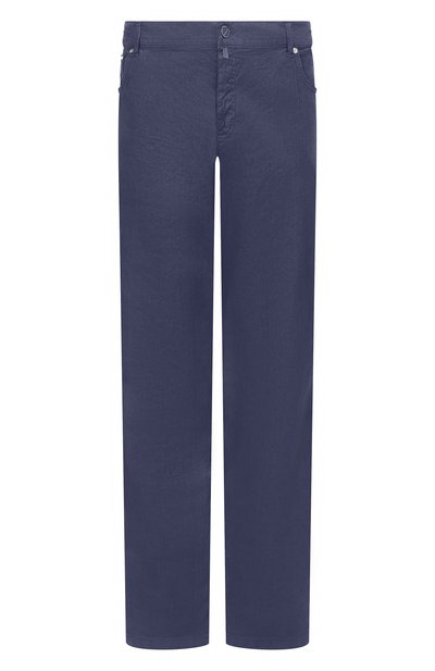 Мужские брюки изо льна и хлопка KITON, арт. UPR005LK0603H