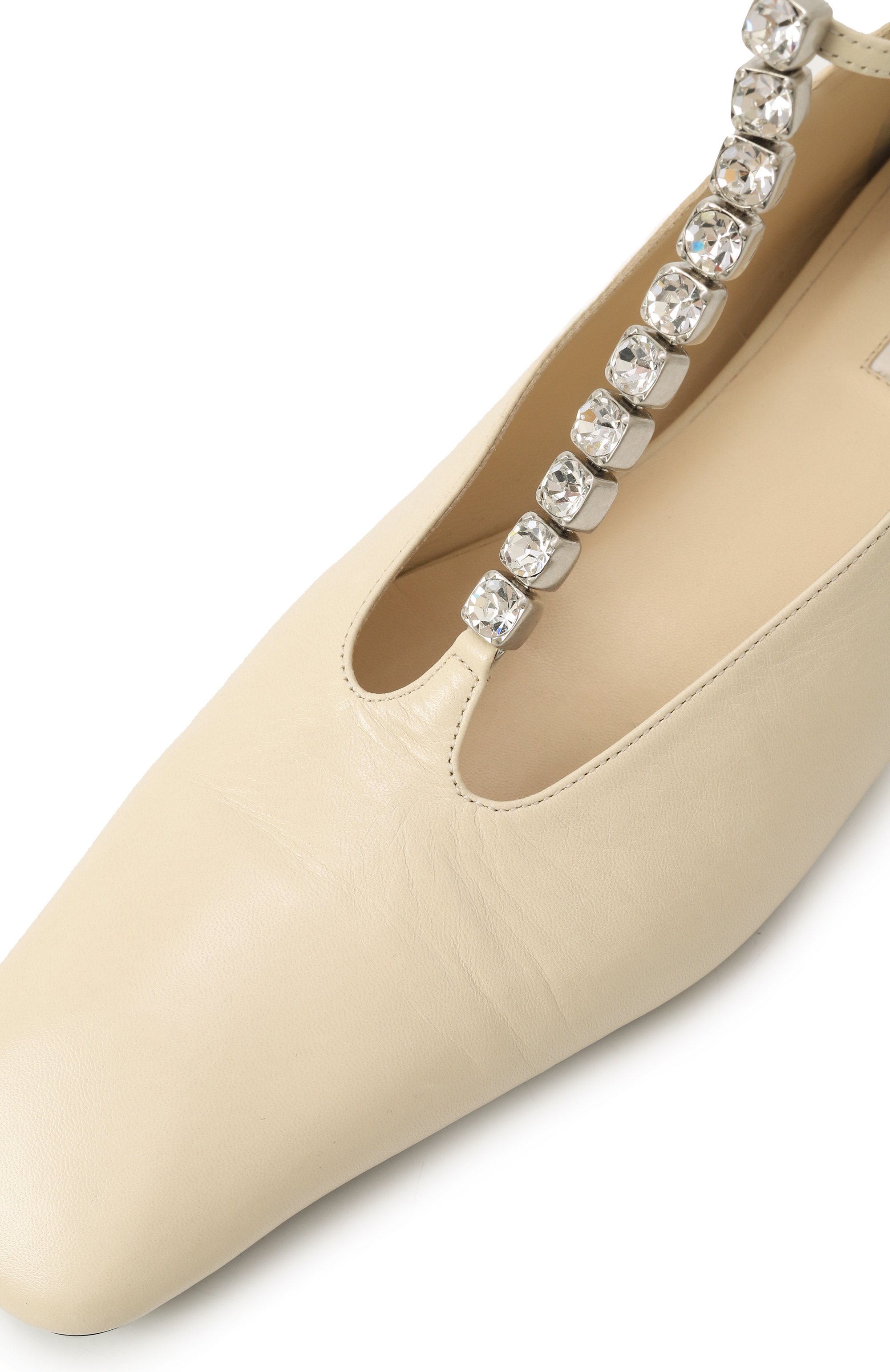 Кожаные балетки JIL SANDER, арт. J15WZ0021/P4864, фото 7