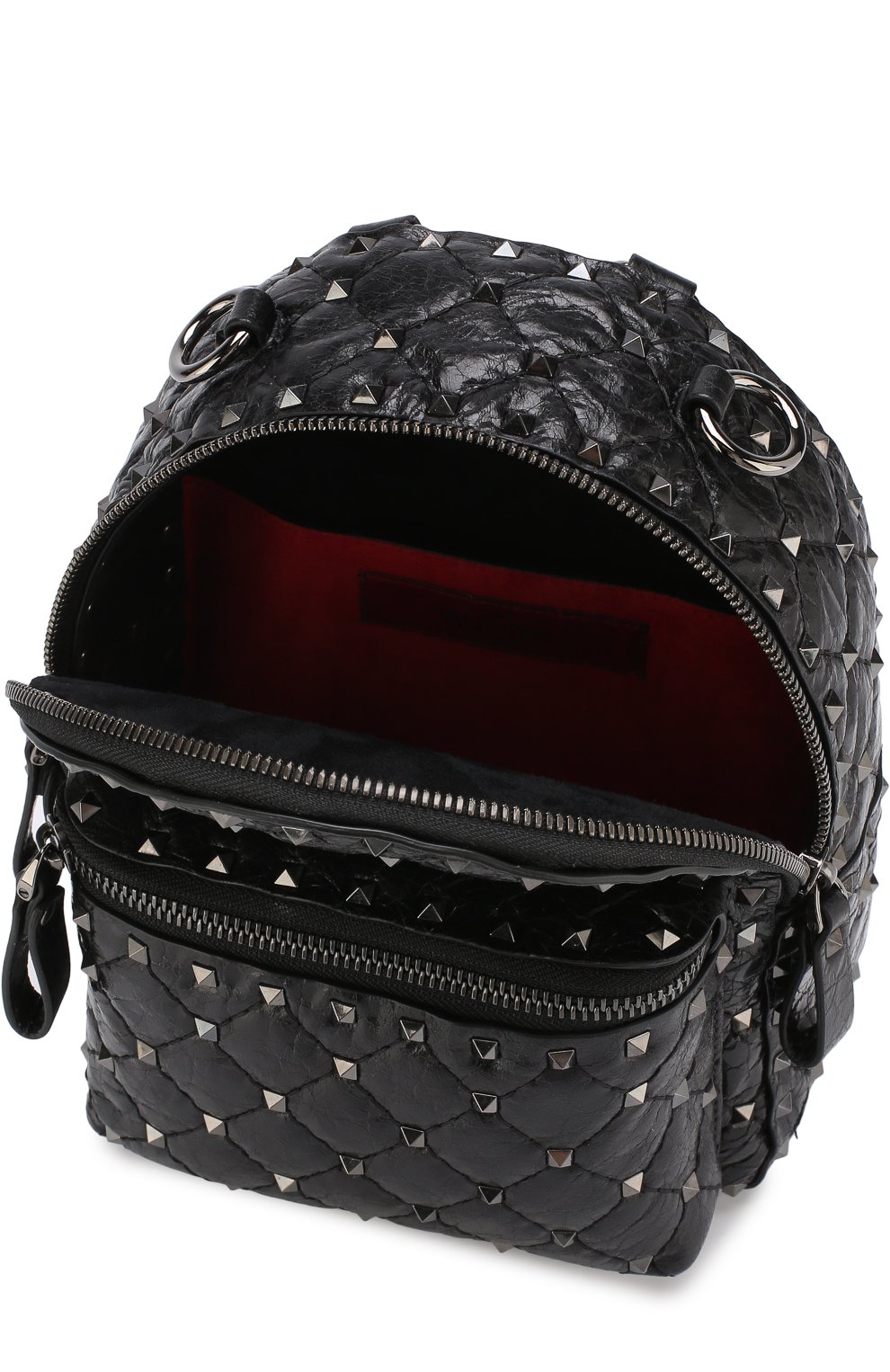 Рюкзак rockstud spike mini VALENTINO черного цвета по цене 257000 руб., арт. PW0B0B63/ARD, фото 4 Рюкзак rockstud spike mini VALENTINO, арт. PW0B0B63/ARD, фото 4