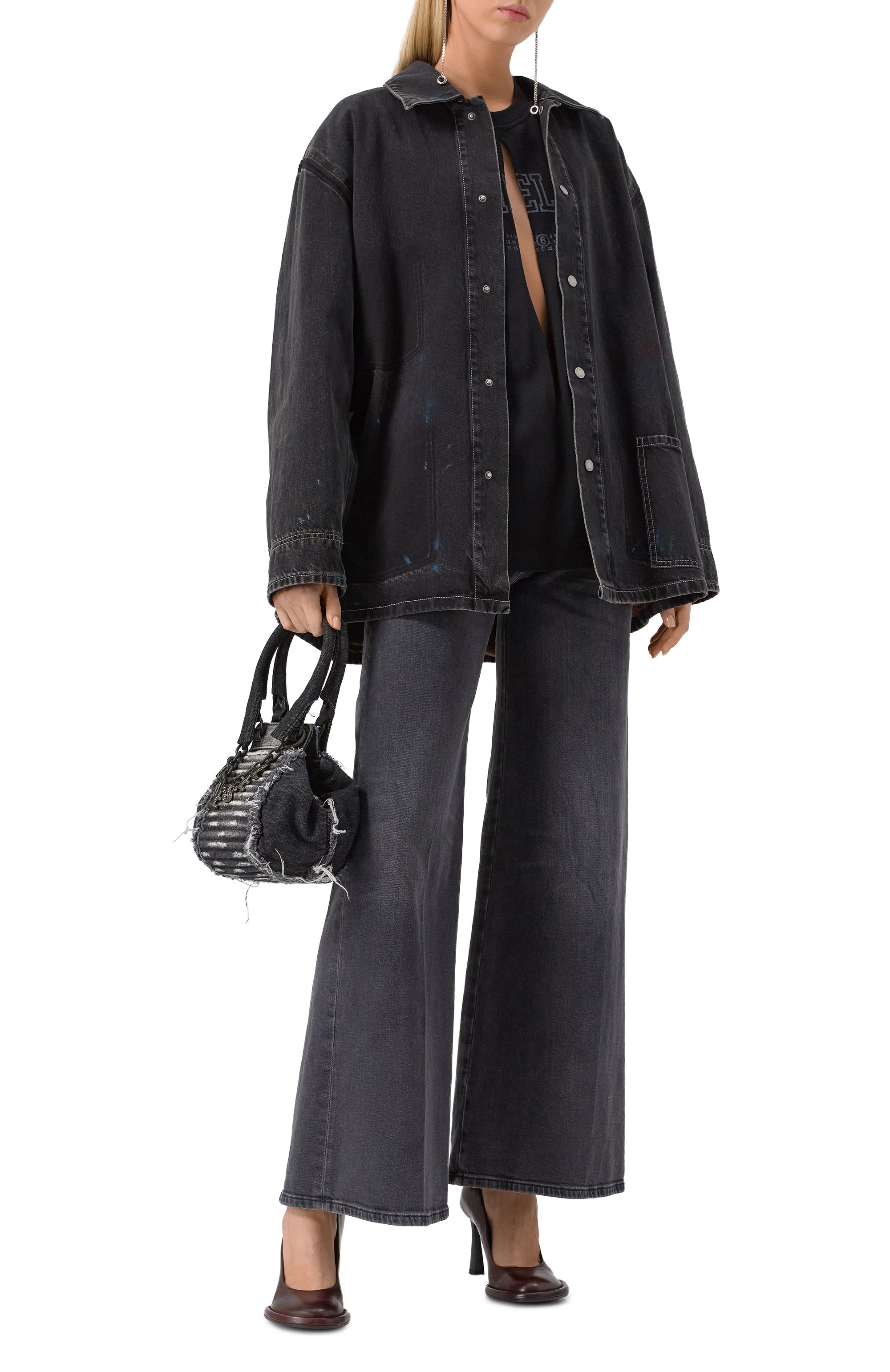 Хлопковая футболка MM6, арт. S52NF0012/M20050, фото 2