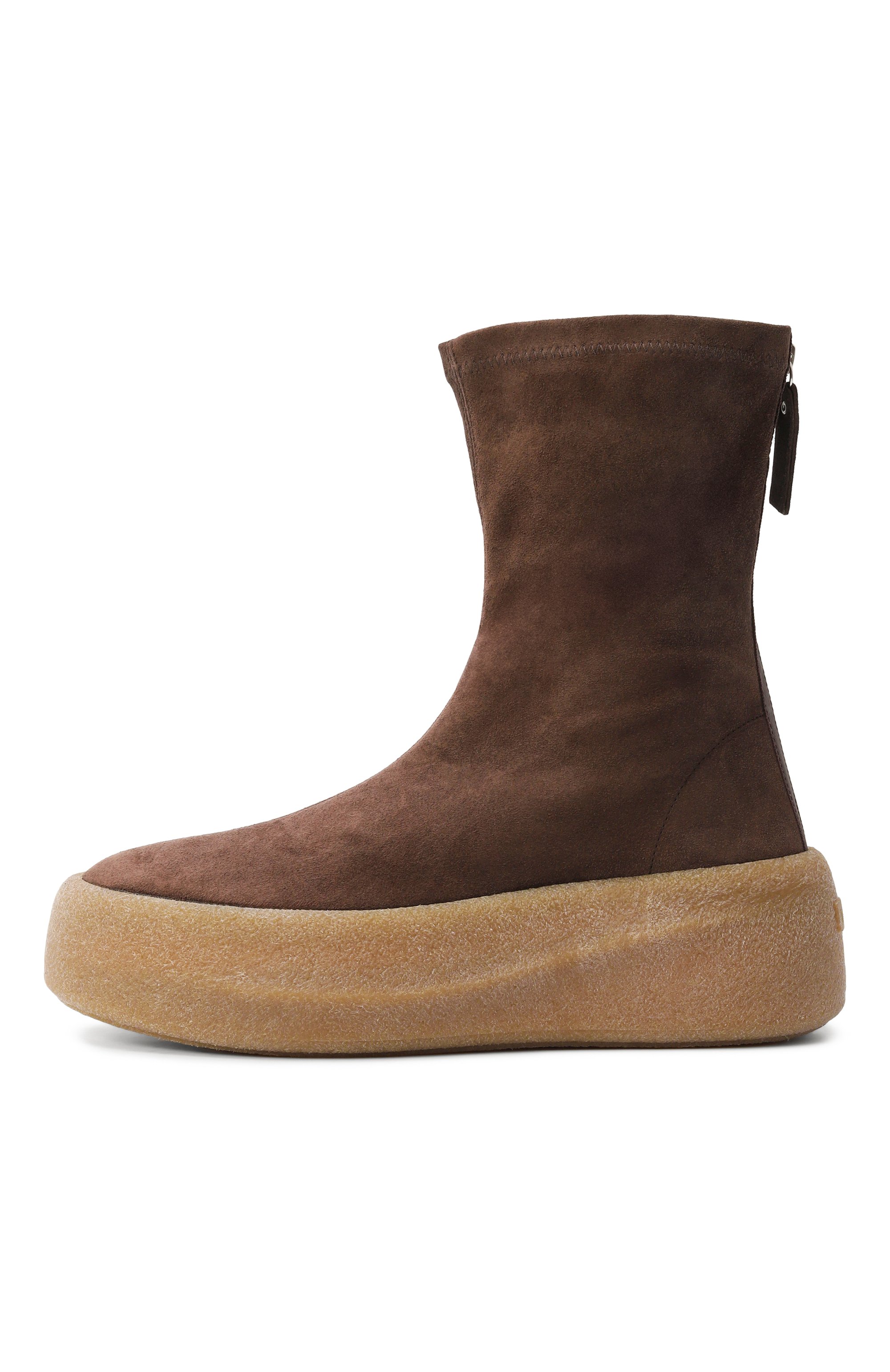 Замшевые ботинки VIC MATIE коричневого цвета по цене 55200 руб., арт. 1F2308DHF04D020350, фото 4 Замшевые ботинки VIC MATIE, арт. 1F2308DHF04D020350, фото 4