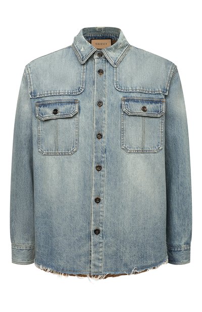 Джинсовая куртка-рубашка GUCCI, арт. 667998/XDBRP, фото 1