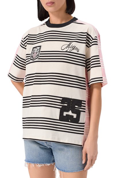 Хлопковая футболка MSGM, арт. 3841MDM106/257128, фото 3