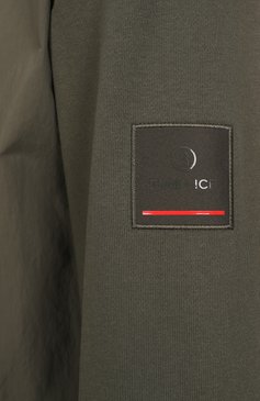 Мужской комбинированная толстовка BOGNER FIRE+ICE хаки цвета, арт. 84478576 | Фото 6 (Рукава: Длинные; Материал внешний: Хлопок, Синтетический материал; Длина (для топов): Стандартные; Мужское Кросс-КТ: Толстовка-одежда; Стили: Милитари)