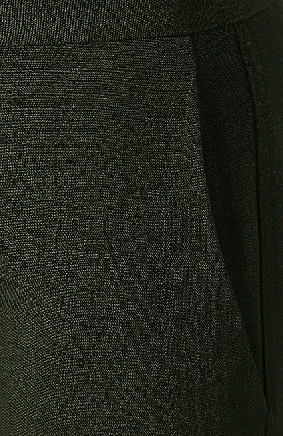 Однотонные расклешенные брюки из смеси вискозы и шелка CELINE, арт. 21T816928, фото 5