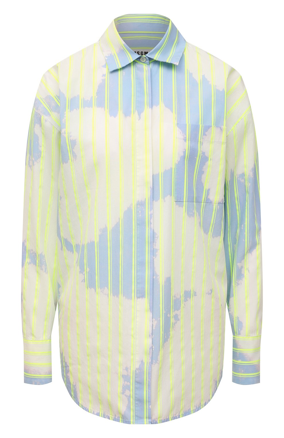 Хлопковая рубашка MSGM, арт. 3241MDE10L 227005, фото 1
