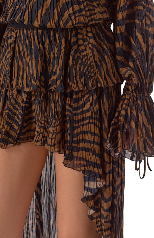 Юбка из вискозы Blumarine 2G284A Коричневый  2G284A Фото 5