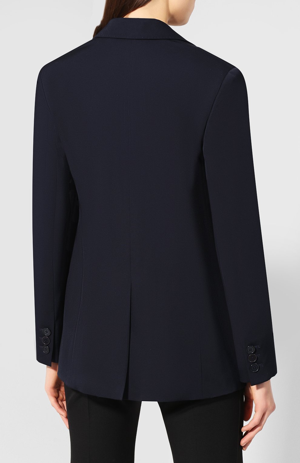 Шерстяной жакет STELLA MCCARTNEY темно-синего цвета по цене 134000 руб., арт. 567071/SHB55, фото 4 Шерстяной жакет STELLA MCCARTNEY, арт. 567071/SHB55, фото 4
