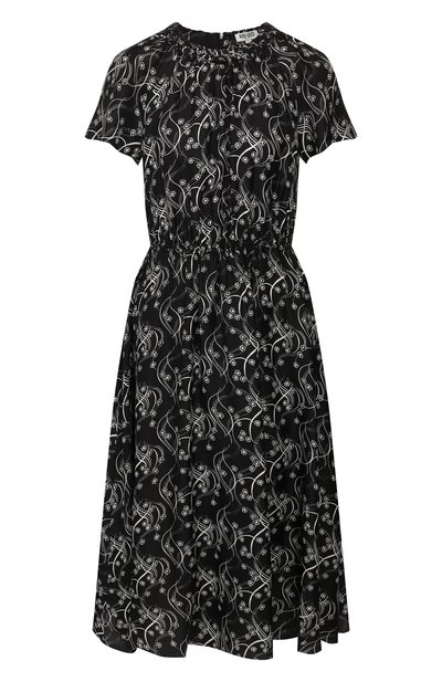 Женское платье из смеси вискозы и шелка KENZO, арт. FA52R0181521