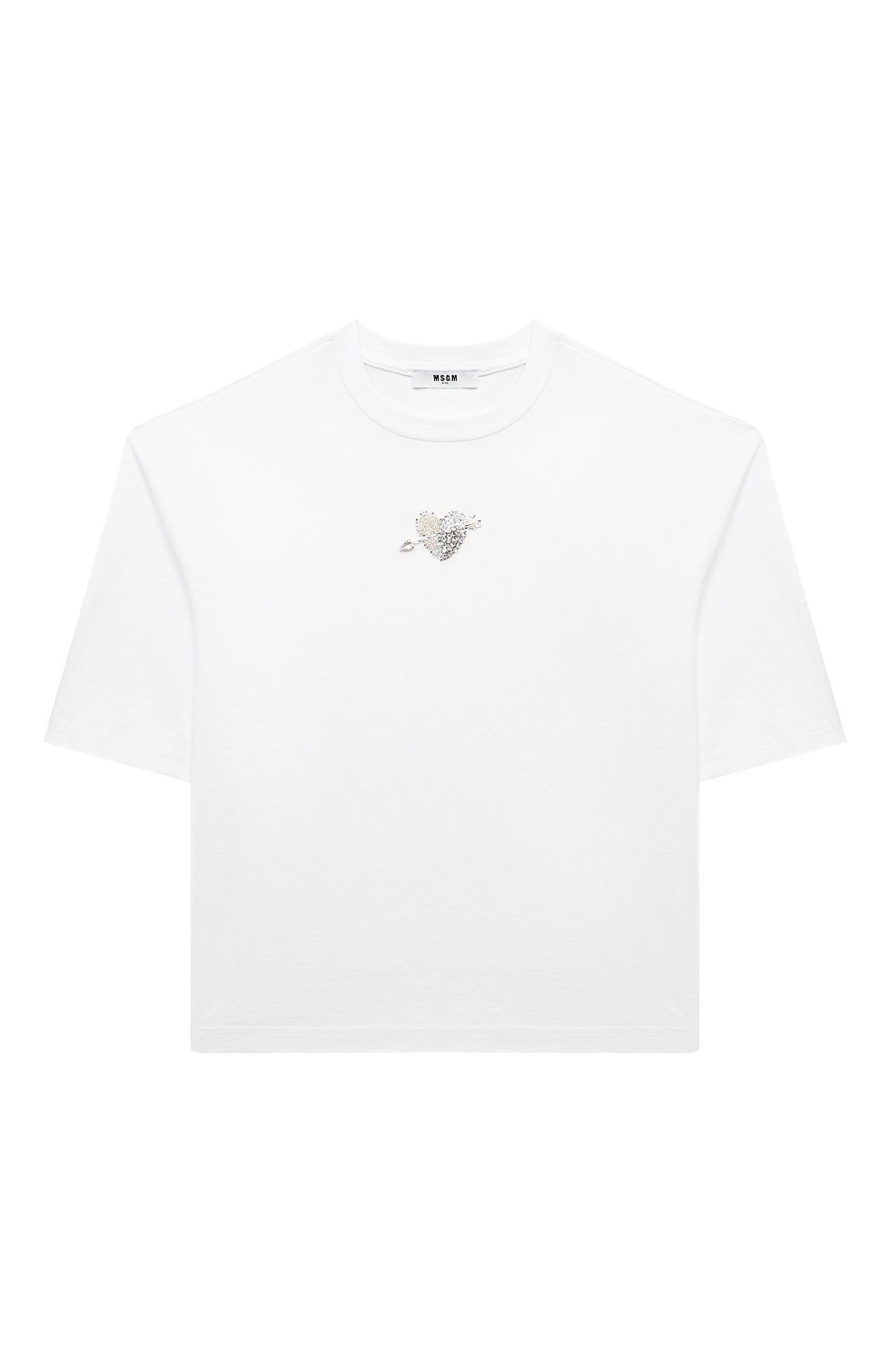 Хлопковая футболка MSGM KIDS, арт. F4MSJGTH117, фото 1