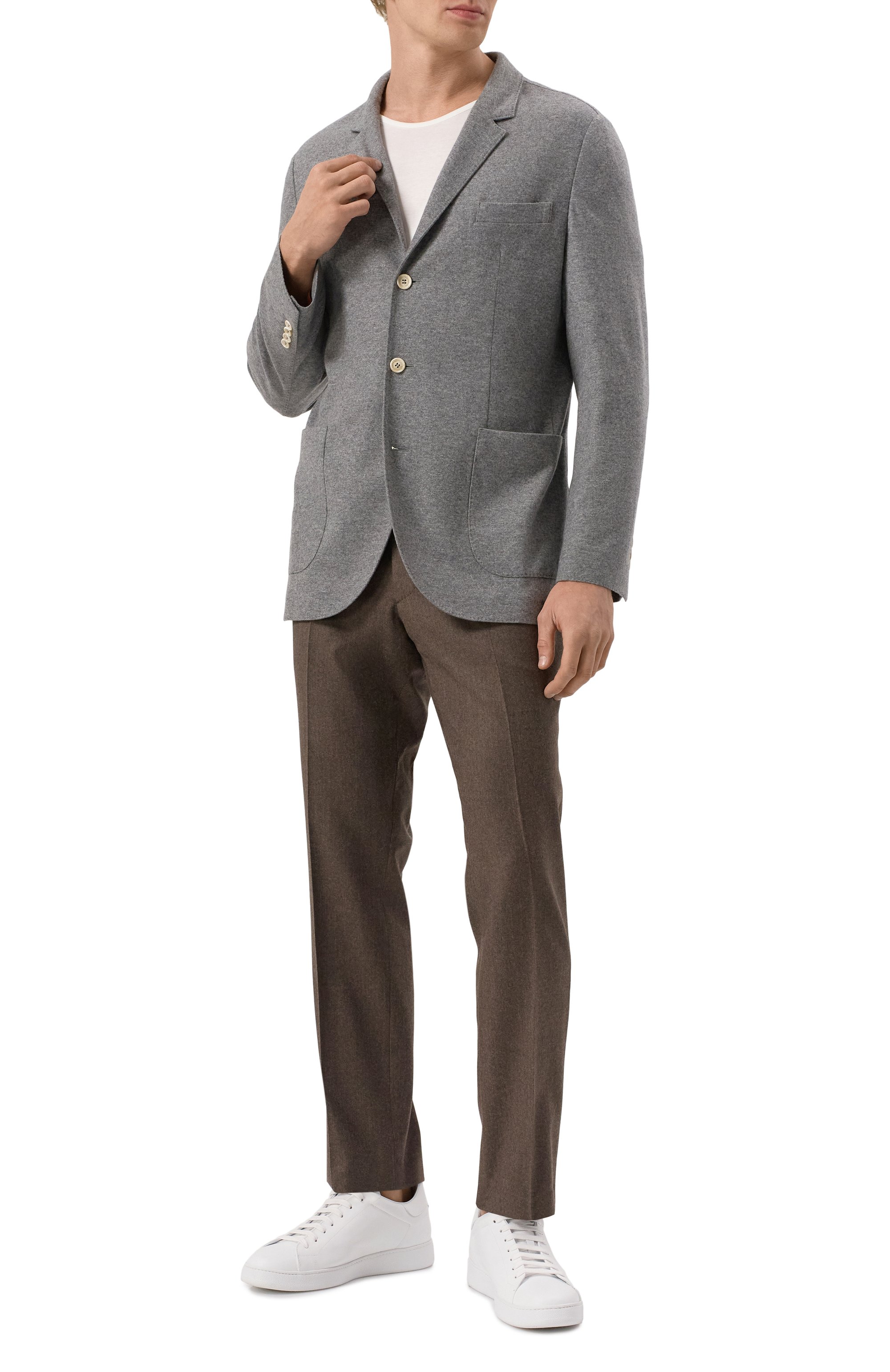 Кашемировый пиджак BRUNELLO CUCINELLI, арт. ML8968J01, фото 3