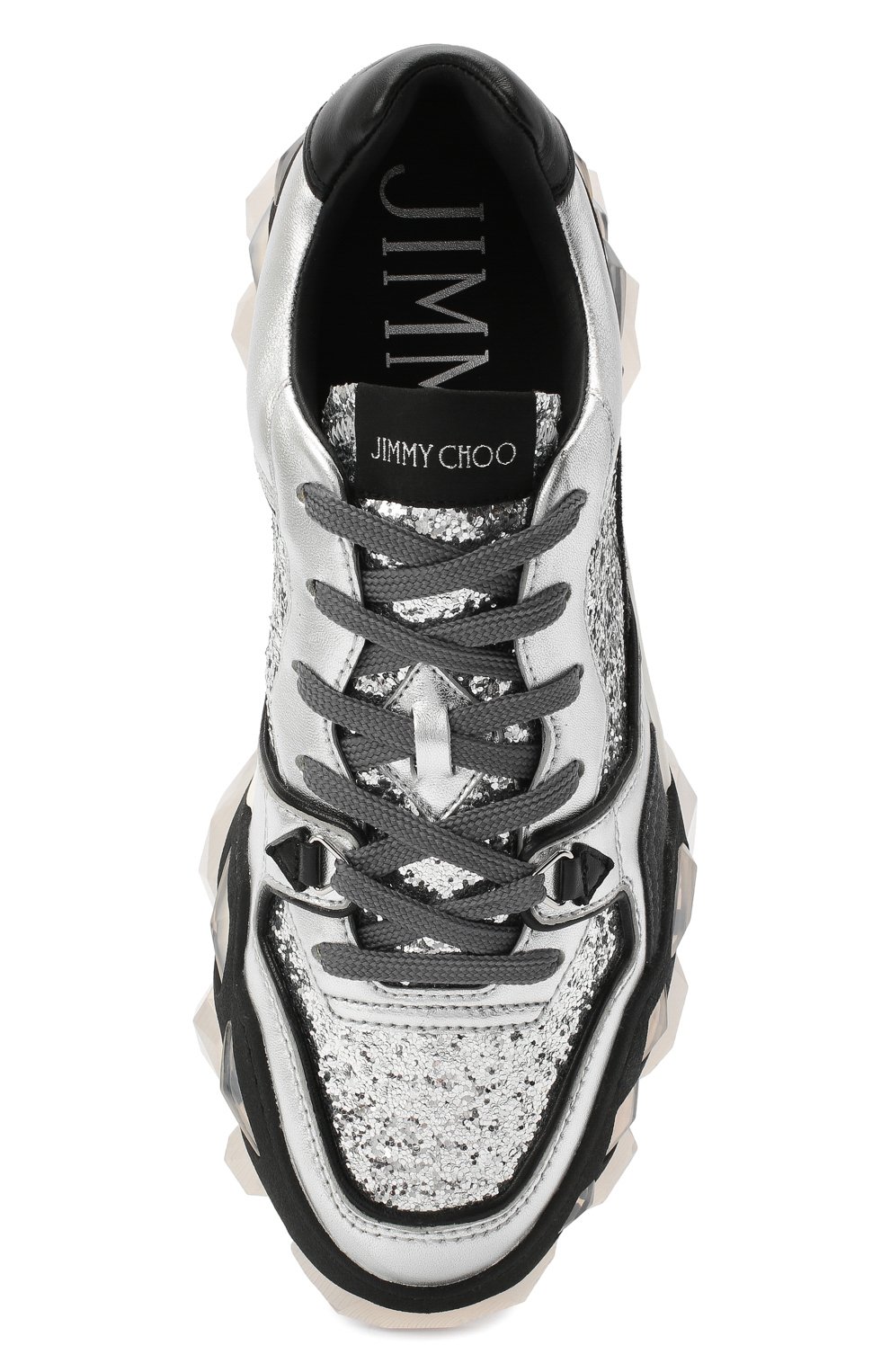 Комбинированные кроссовки diamond JIMMY CHOO, арт. DIAM0ND X TRAINER/F/0IT, фото 5