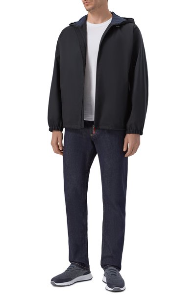 Бомбер KITON черного цвета по цене 547000 руб., арт. UW2316AV0824H, фото 2 Бомбер KITON, арт. UW2316AV0824H, фото 2