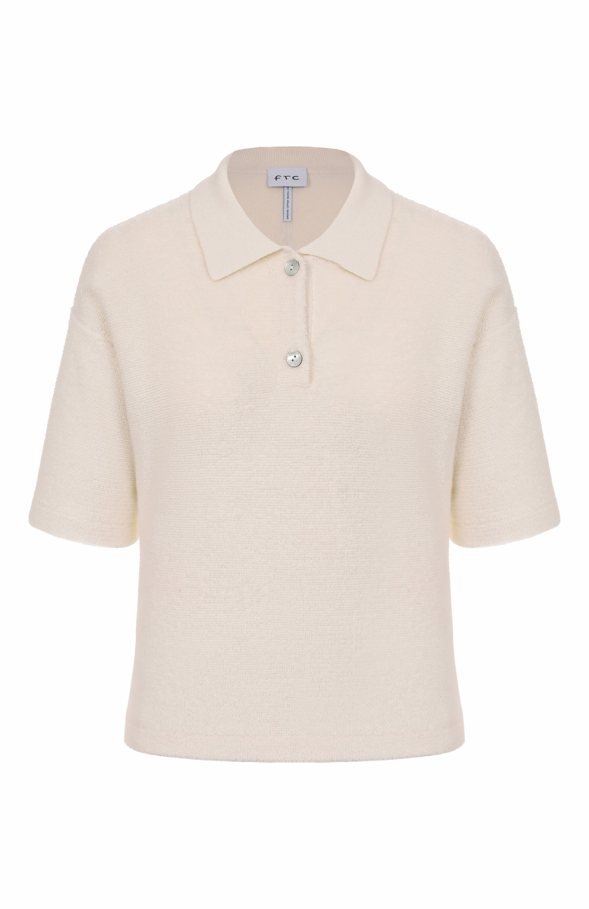 Поло из хлопка и кашемира FTC, арт. 00984-0270, фото 1