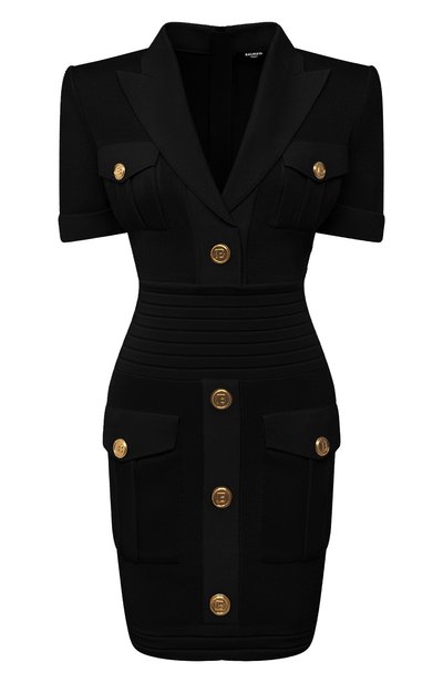 Женское платье из вискозы BALMAIN, арт. VF16153/K223