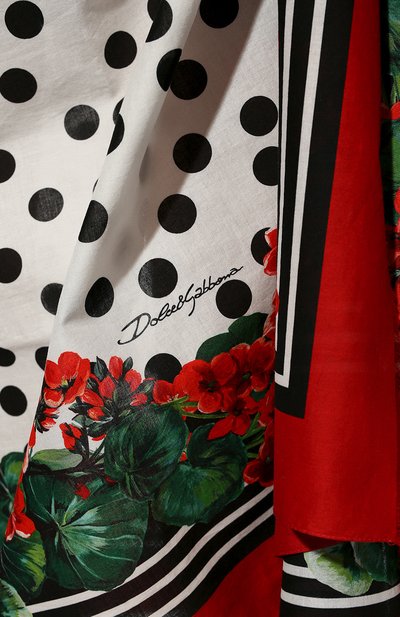 Хлопковое парео DOLCE & GABBANA, арт. FS185A/GD043/0UTLET AW22-23, фото 4