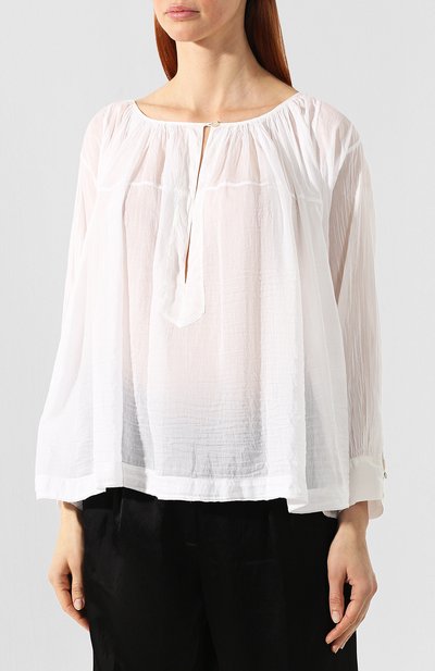 Блузка из хлопка и шелка FORTE_FORTE, арт. 6278, фото 3