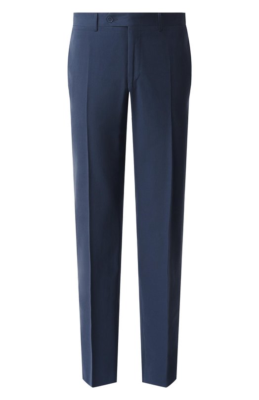 Хлопковые брюки Canali 71019/AV05528/60 Синий 71019/AV05528/60