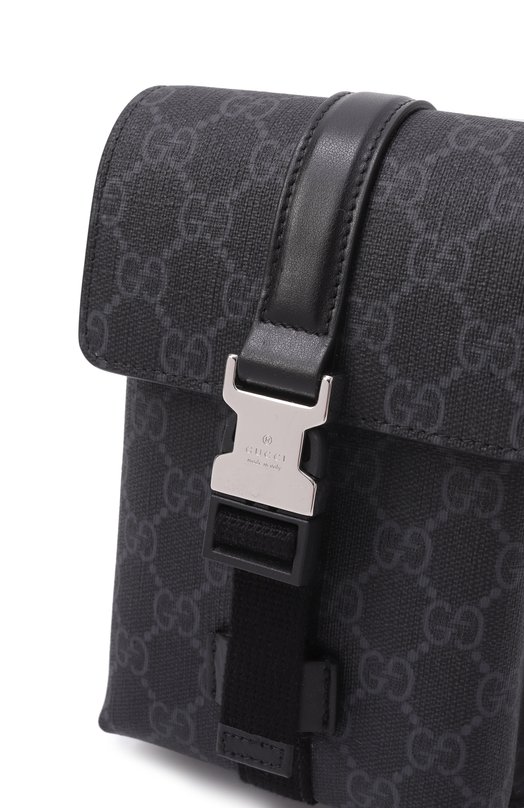 Сумка GG Black super mini Gucci 816954/FAD8C Серый  816954/FAD8C Фото 3
