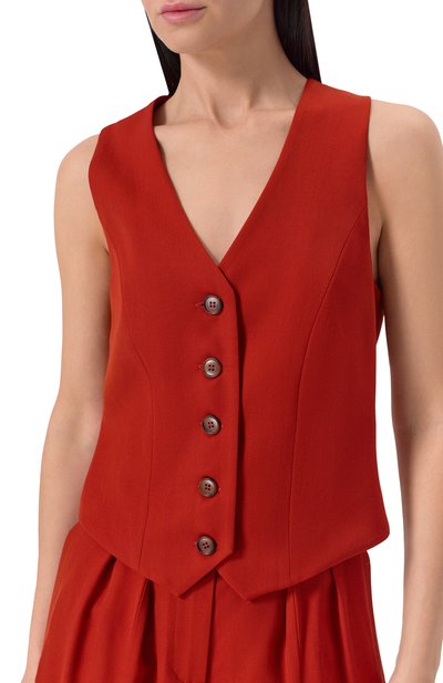 Жилет из вискозы и шерсти LESYANEBO, арт. LN03H-633_SPV, фото 5