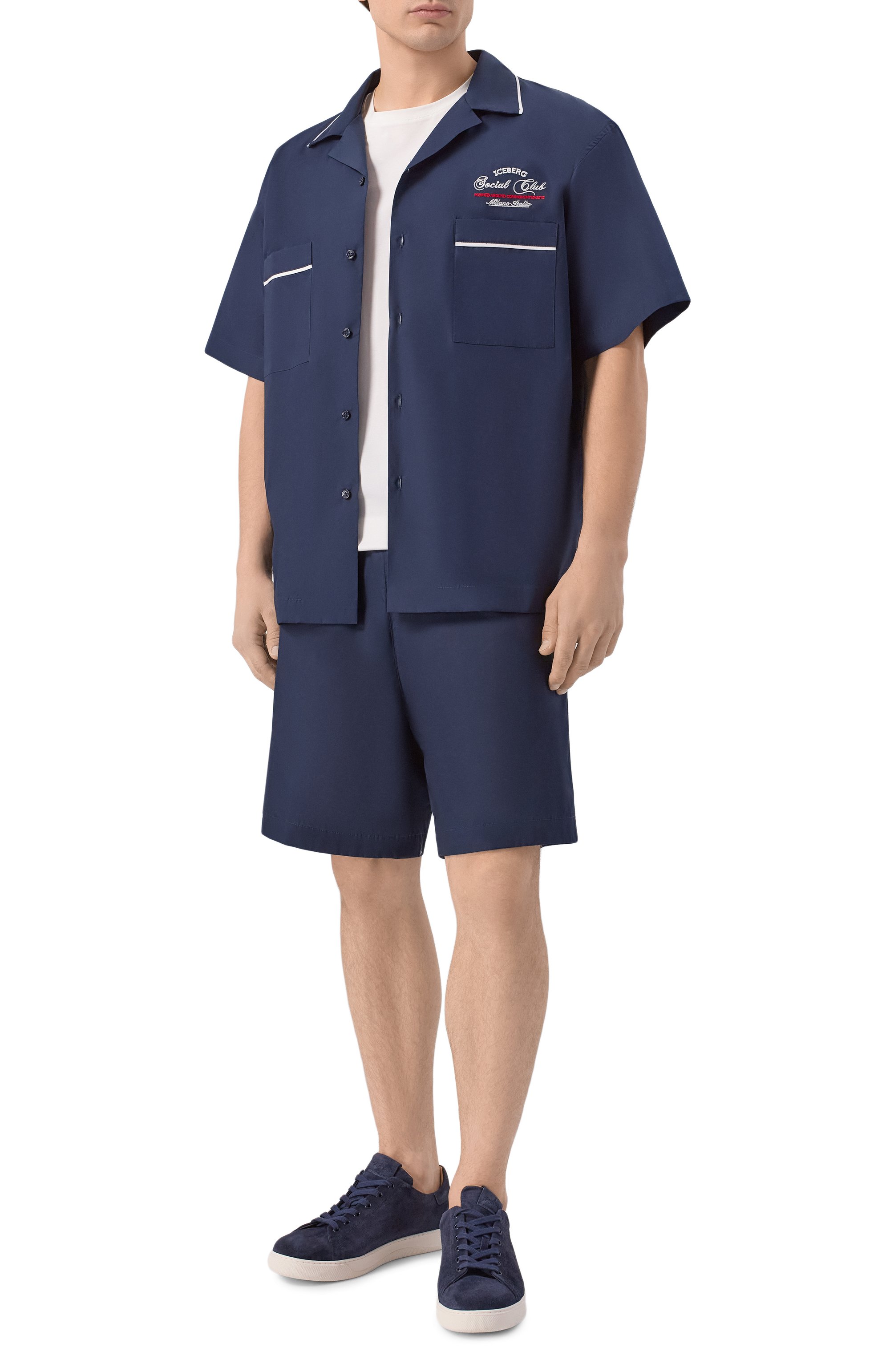 Хлопковая рубашка ICEBERG, арт. G070/0187, фото 2