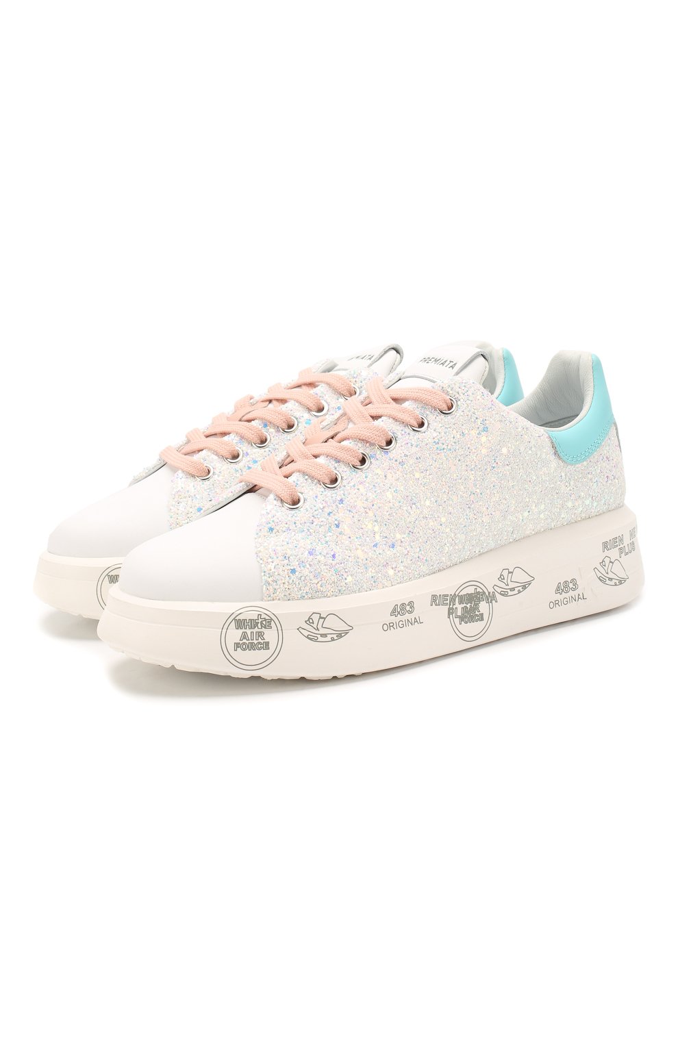 Комбинированные кеды belle PREMIATA, арт. BELLE/VAR4599, фото 1