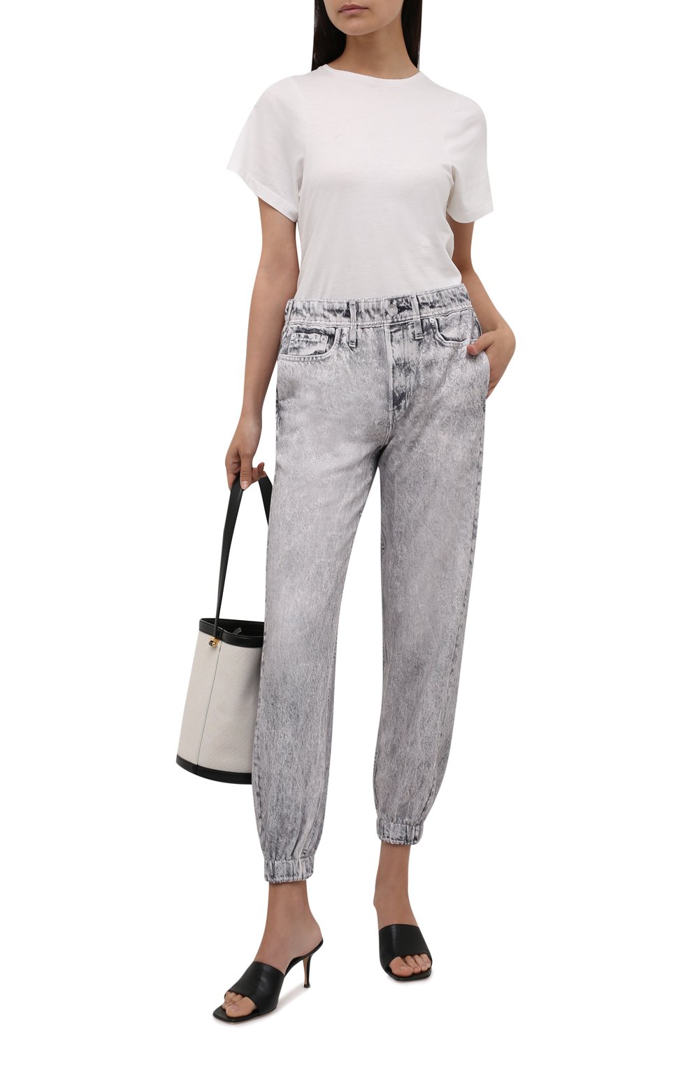Джинсы RAG AND BONE серого цвета по цене 26250 руб., арт. WCW21P70037C03, фото 2 Джинсы RAG AND BONE, арт. WCW21P70037C03, фото 2