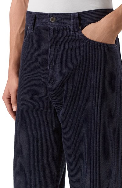 Вельветовые брюки HUGO BLUE темно-синего цвета по цене 17950 руб., арт. 50541558, фото 5 Вельветовые брюки HUGO BLUE, арт. 50541558, фото 5