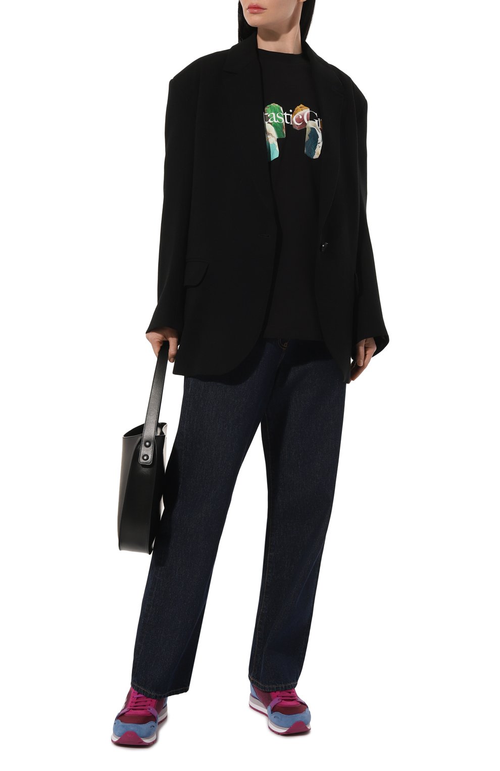 Комбинированные кроссовки EMPORIO ARMANI, арт. X3X058/XN730, фото 2