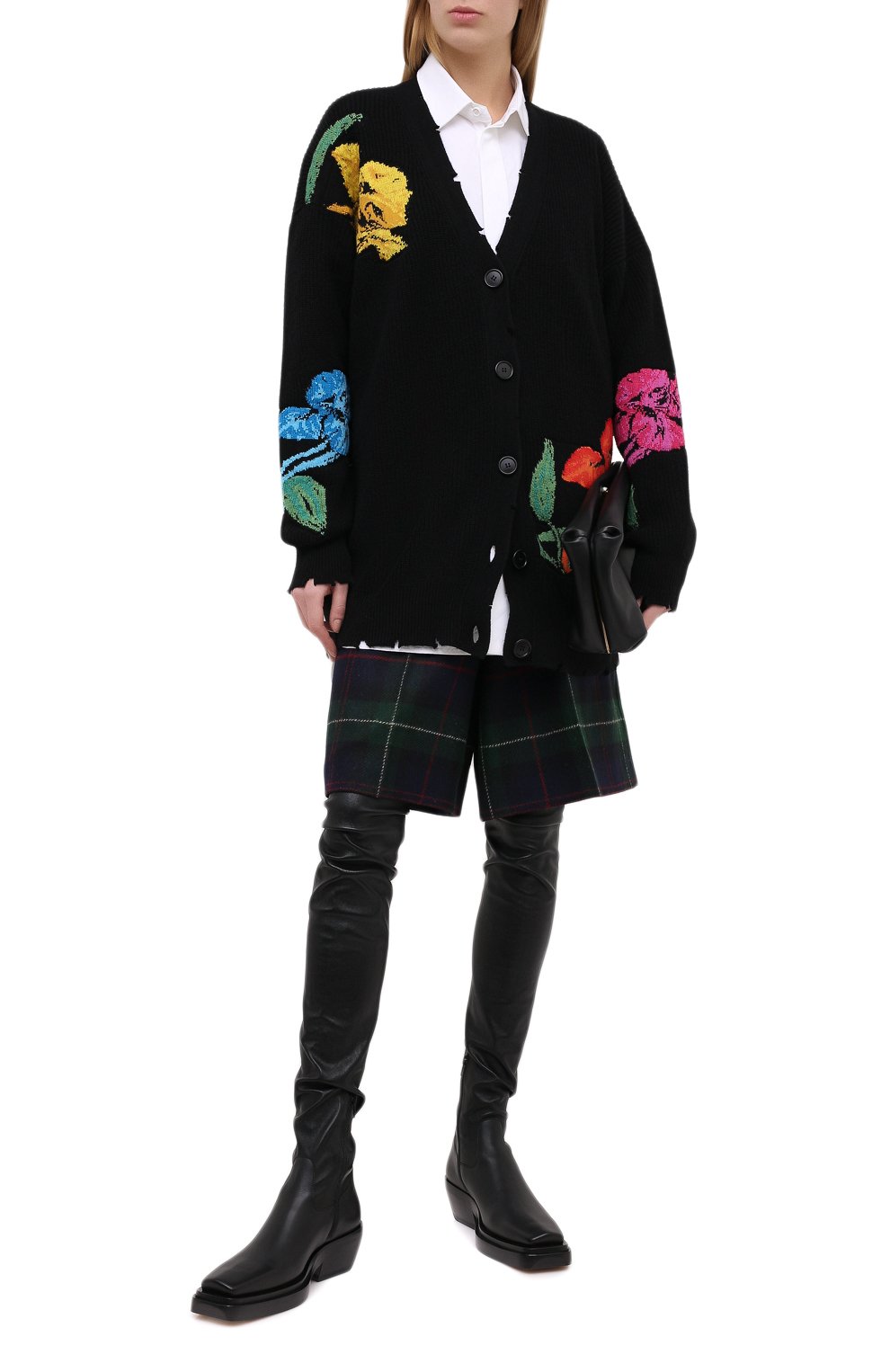 Кардиган MSGM черного цвета по цене 52550 руб., арт. 2942MDM238 207948, фото 2 Кардиган MSGM, арт. 2942MDM238 207948, фото 2