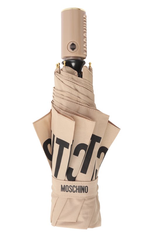 Складной зонт Moschino 8983 0PENCL0SE Бежевый  8983 0PENCL0SE Фото 5