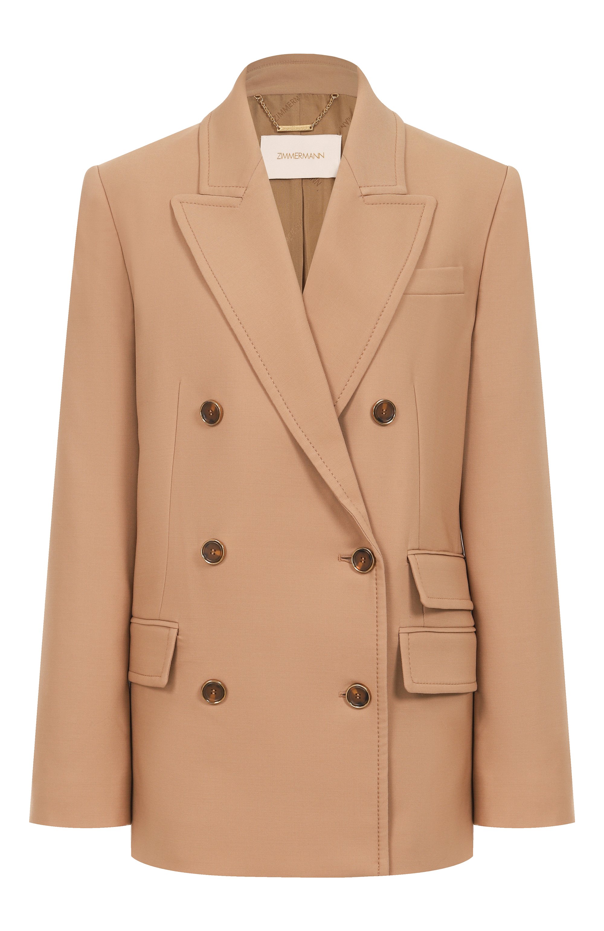 Шерстяной жакет ZIMMERMANN, арт. 4692JF251, фот�о 1
