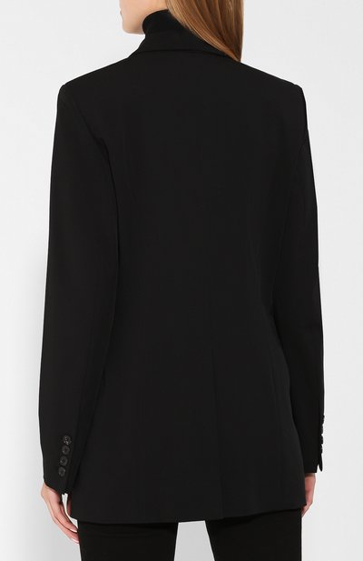 Шерстяной жакет ISABEL MARANT черного цвета по цене 61800 руб., арт. VE1089-19A012I/PRATELIA, фото 4 Шерстяной жакет ISABEL MARANT, арт. VE1089-19A012I/PRATELIA, фото 4