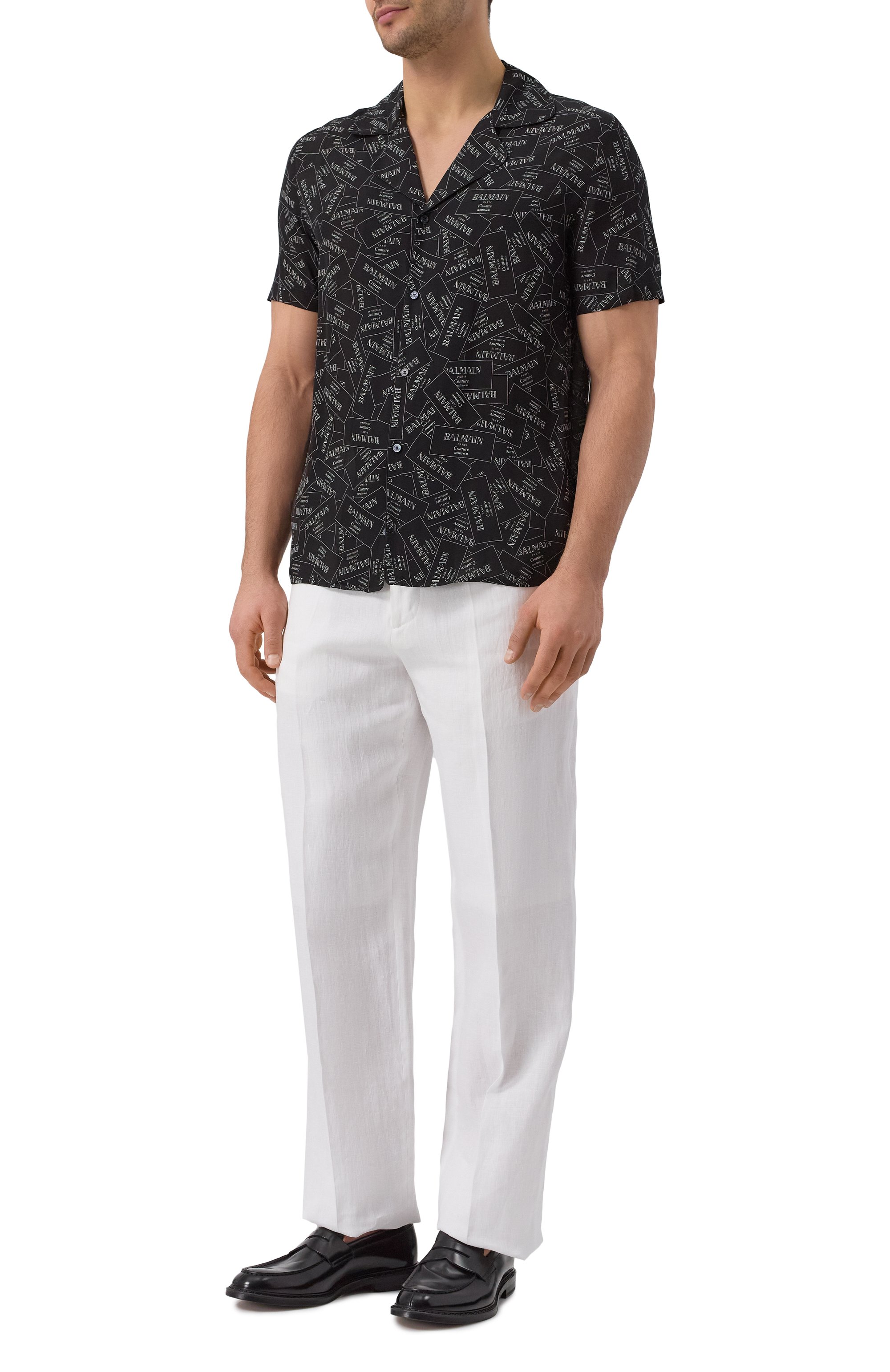 Рубашка из вискозы BALMAIN, арт. EH1HN070/VH56, фото 2