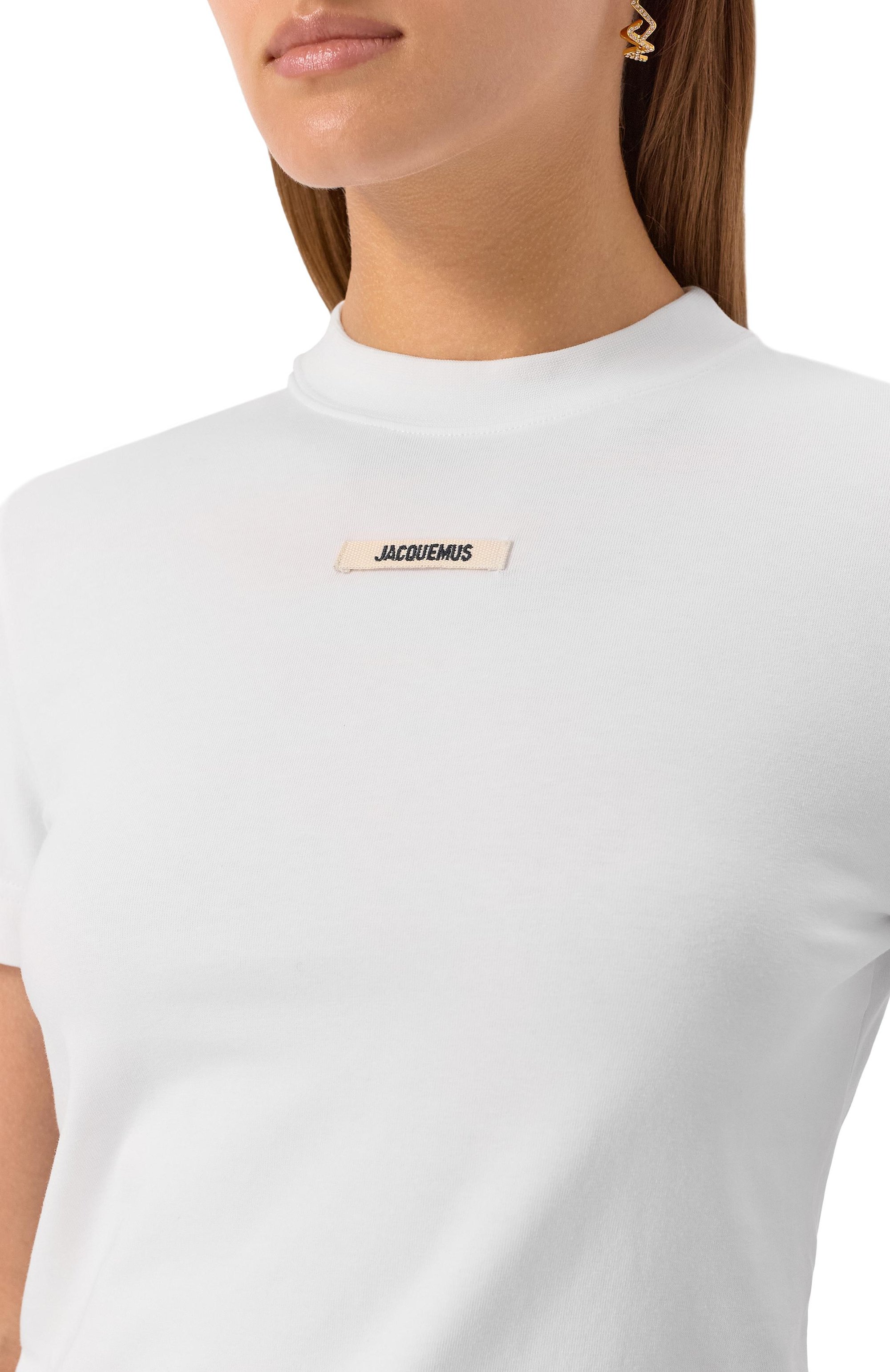 Хлопковая футболка JACQUEMUS, арт. 24ETSW00133/AJ00124, фото 5
