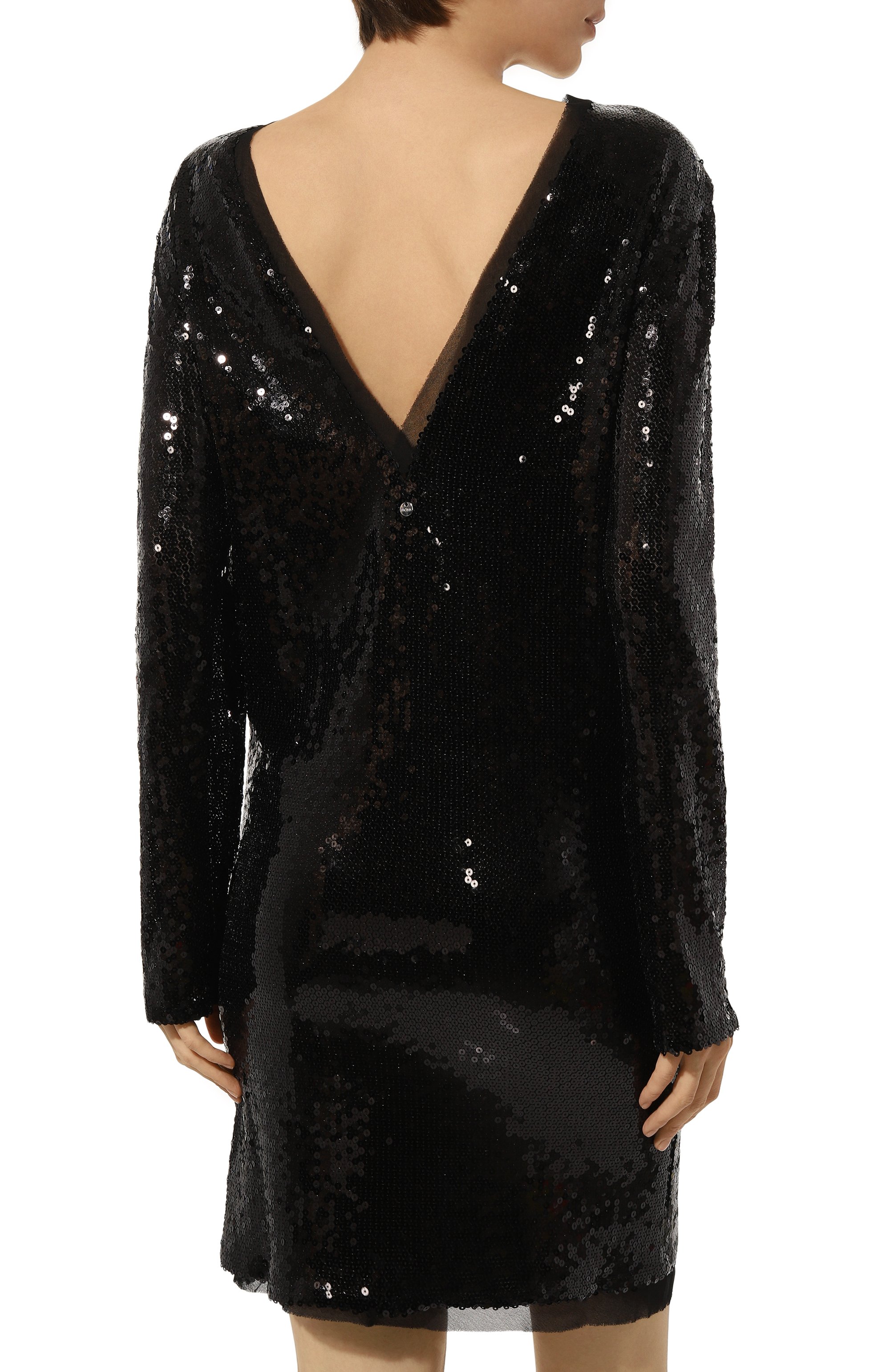 Платье с отделкой пайетками BOSS, арт. 50535547, фото 4