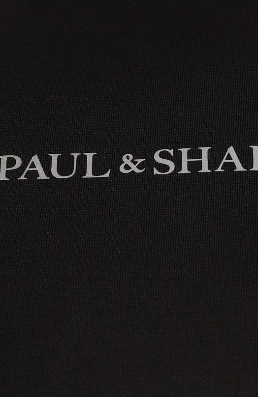 Хлопковая футболка Paul&Shark 24411069 Чёрный  24411069 Фото 5