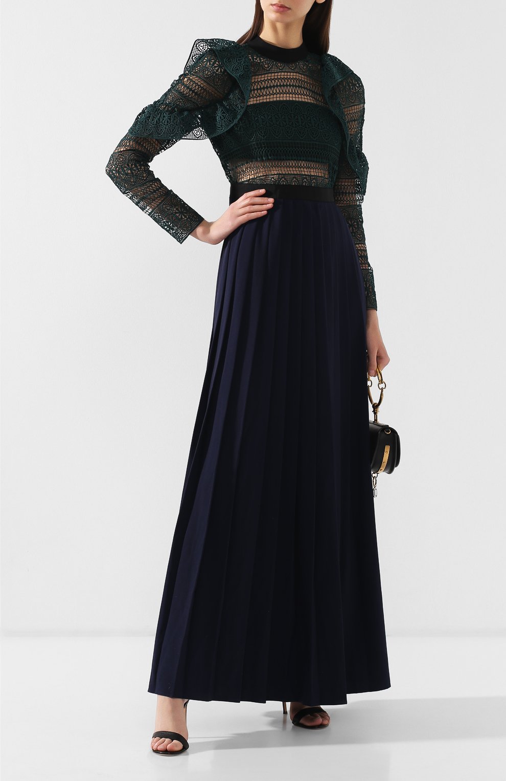 Приталенное платье-макси SELF-PORTRAIT, арт. SP20-083, фото 2