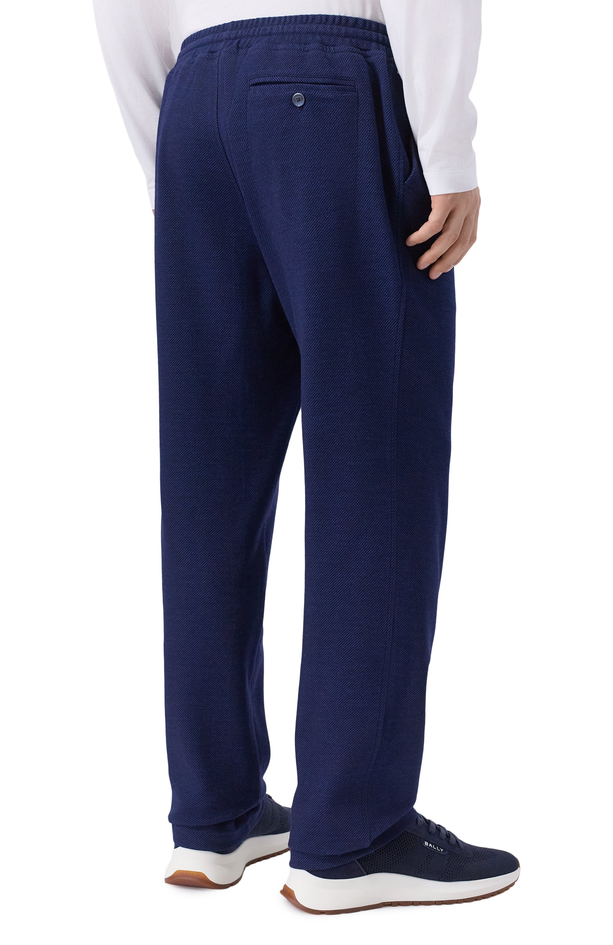 Брюки из шерсти и хлопка CAPOBIANCO, арт. 19M704.FU00., фото 4