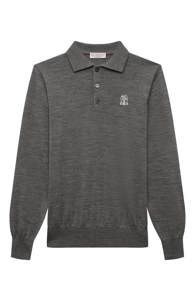 Поло из шерсти и кашемира BRUNELLO CUCINELLI, арт. B24M00105B