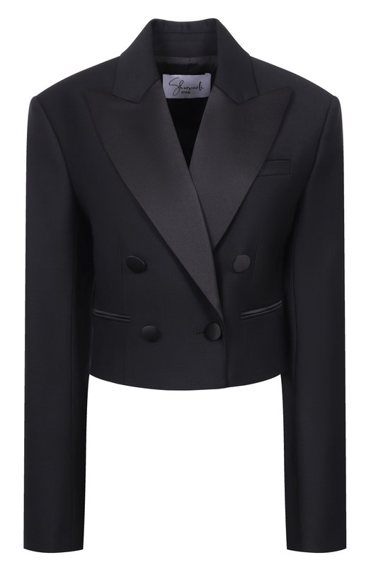 Шерстяной жакет Shervarli JB23-0004 Чёрный JB23-0004