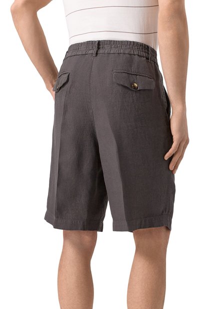 Льняные шорты BRUNELLO CUCINELLI, арт. M243DU0065, фото 4