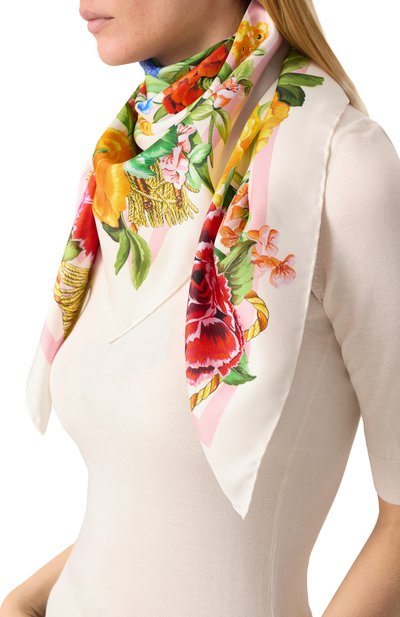 Шелковый платок DOLCE & GABBANA, арт. FN090R/GDCV9, фото 2