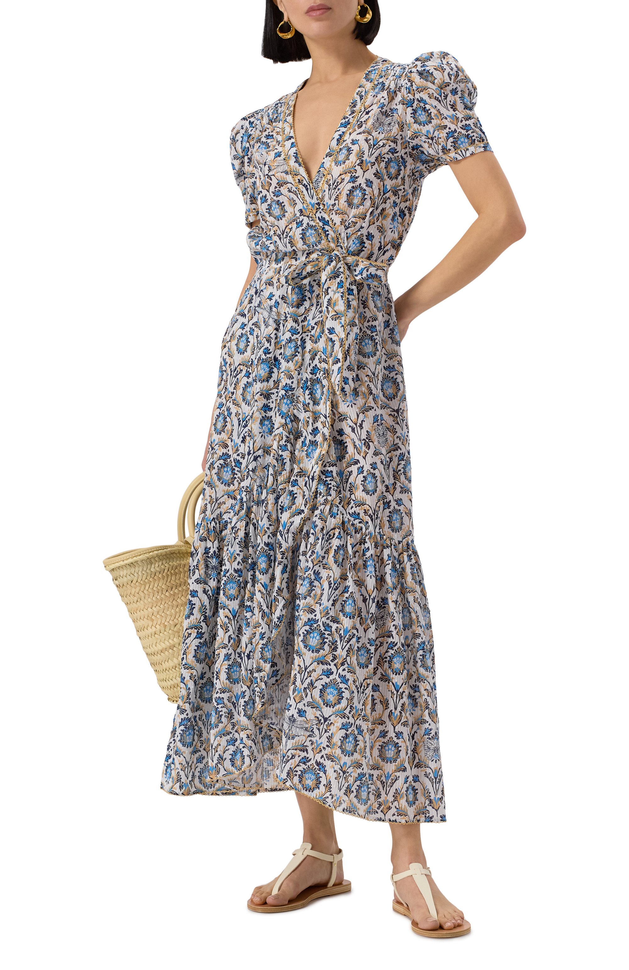 Хлопковое платье POUPETTE ST BARTH, арт. W3AS25L0, фото 2