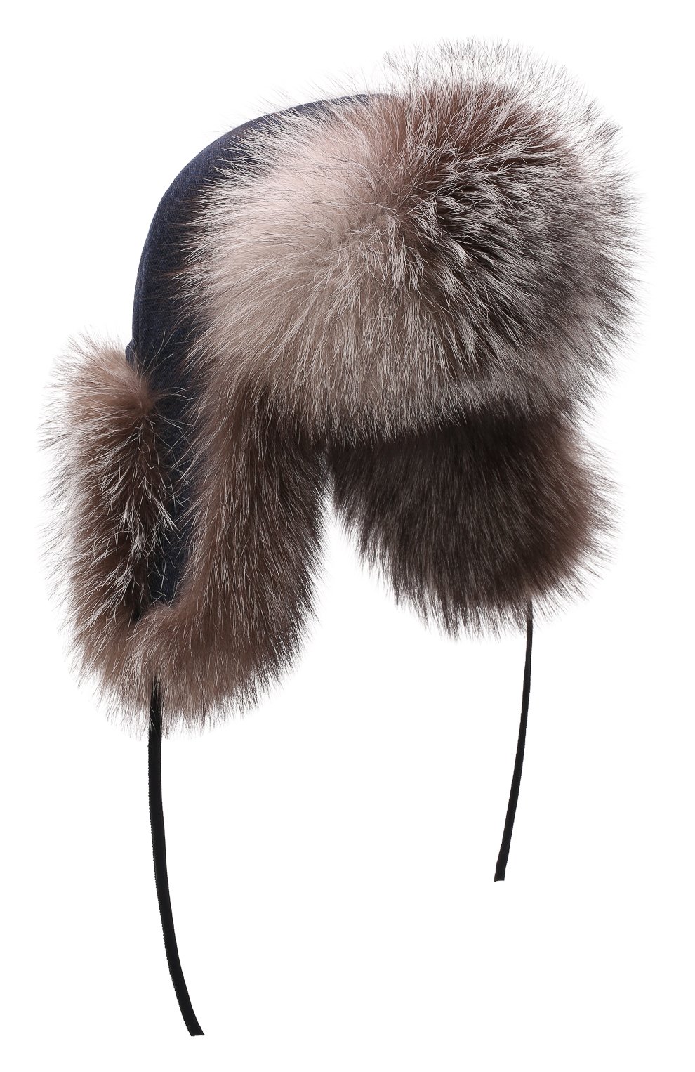 Шапка-ушанка с отделкой из меха песца FURLAND, арт. 0194803310010600140, фото 1