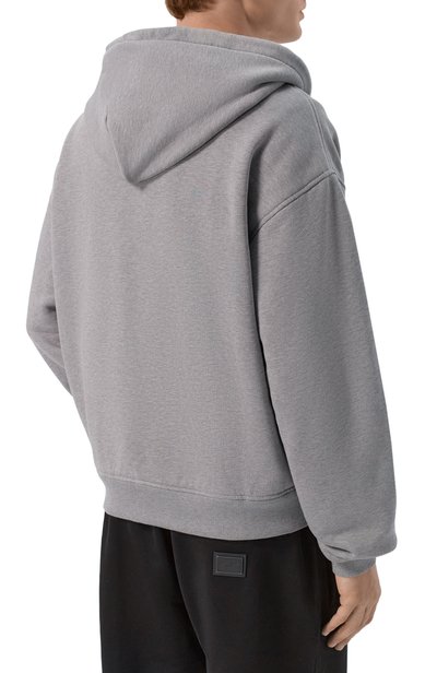 Хлопковая толстовка DOLCE & GABBANA серого цвета по цене 175500 руб., арт. G9CIRT/HU7ME, фото 4 Хлопковая толстовка DOLCE & GABBANA, арт. G9CIRT/HU7ME, фото 4