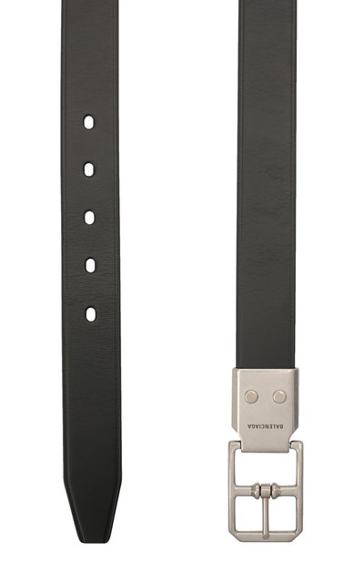 Кожаный ремень BALENCIAGA черного цвета по цене 32750 руб., арт. 638277/1CH0B, фото 2 Кожаный ремень BALENCIAGA, арт. 638277/1CH0B, фото 2