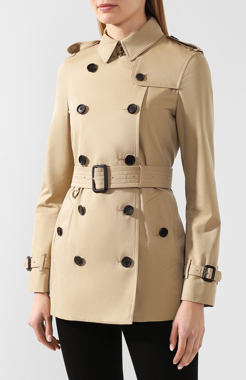 Хлопковый тренч kensington BURBERRY, арт. 3900550, фото 3