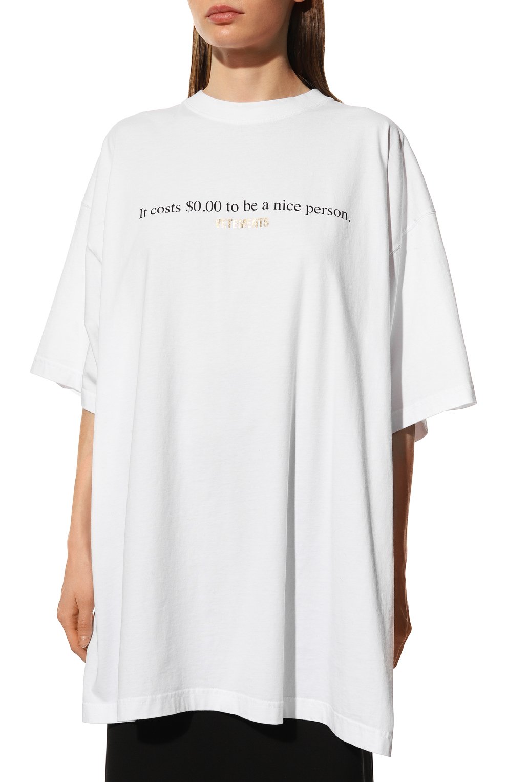 Хлопковая футболка VETEMENTS, арт. UA53TR400W, фото 3